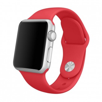 Ремешок для Apple Watch Silicone Band 42 mm Red. Каменское. фото 1 Ремешок для Apple Watch Silicone Band 42 mm Red. Каменское. фото 1