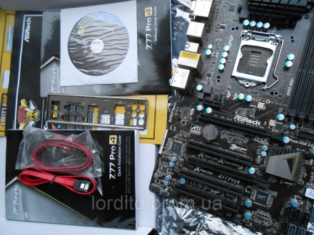 Топовая материнская плата на Socket 1155 - AsRock Z77 Pro4 (Rev. G/A 1.06) - в и. Токмак. фото 1 Топовая материнская плата на Socket 1155 - AsRock Z77 Pro4 (Rev. G/A 1.06) - в и. Токмак. фото 1