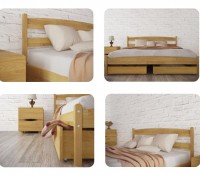 Ліжко з ящиками, Ліжко Ліка без нігтя / Ліка з ящиками
Ліжка з дерева "Лік. . фото 3