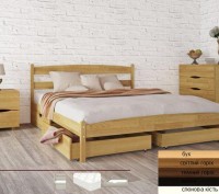 Ліжко з ящиками, Ліжко Ліка без нігтя / Ліка з ящиками
Ліжка з дерева "Лік. . фото 2