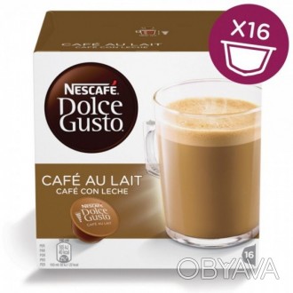 Кофе в капсулах NESCAFE Dolce Gusto Cafe Au Lait - идеальное сочетание насыщенно. . фото 1