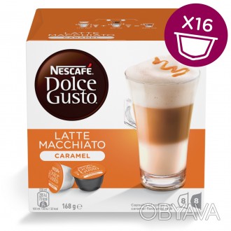 Кофе в капсулах NESCAFE Dolce Gusto Latte Macchiato Caramel - откройте для себя . . фото 1