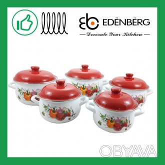 
Непревзойденное качество от европейского бренда Edenberg 
Набор посуды состоит . . фото 1