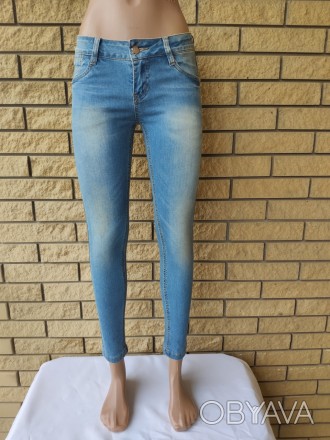 Джинсы женские джинсовые с высокой посадкой стрейчевые RUELLE, Турция, 98% котто. . фото 1