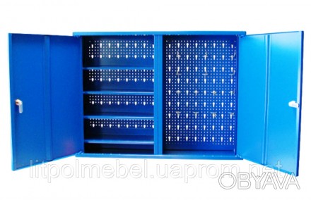 
Подвесной металлический шкаф для мастерской Szw 080 предназначен для хранения р. . фото 1