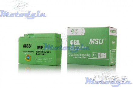 Аккумулятор MSU 12в 2.3Ач гелевый размеры 115-50-85mm, данный акб используется н. . фото 1