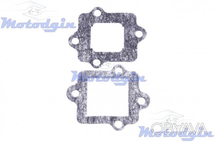 Комплект прокладок лепесткового клапана Suzuki Lets комплект прокладок из двух ш. . фото 1