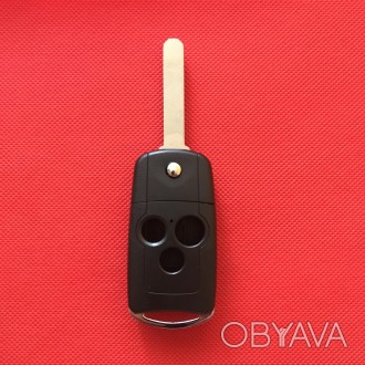 Корпус выкидного авто ключа для Honda (Хонда) Accord Pilot Civic - 3 кнопки. . фото 1