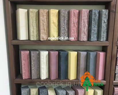 Кирпич облицовочный ECOBRICK половинка скала, мрамор, гладкий, луч. Київ. фото 1 Кирпич облицовочный ECOBRICK половинка скала, мрамор, гладкий, луч. Київ. фото 1