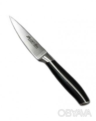 Нож овощной Kamille Sheffield из нержавеющей стали - гигиеничный материал, безоп. . фото 1