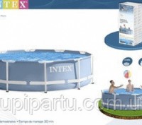 Бассейн каркасный 366х76см Intex 28710/26710. Киев. фото 1 Бассейн каркасный 366х76см Intex 28710/26710. Киев. фото 1