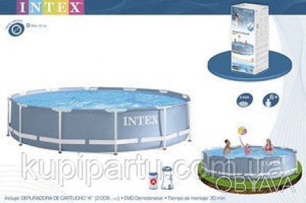 Комплектация Каркасный бассейн для дачи Intex (Интекс) 26712 имеет такую комплек. . фото 1