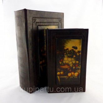 Шкатулка-книга набір з 2х фрукти 22-KSH-XZ-PU09125A. Київ. фото 1 Шкатулка-книга набір з 2х фрукти 22-KSH-XZ-PU09125A. Київ. фото 1