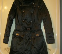 Пальто утепленное женское Roccobarocco Оригинал. 44 размер черного цвета, стильн. . фото 2