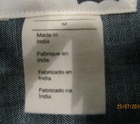 утепленная куртка /пуховик, Индия, размер М синего цвета на стеганой подкладке с. . фото 9