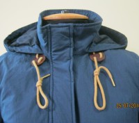 утепленная куртка /пуховик, Индия, размер М синего цвета на стеганой подкладке с. . фото 2