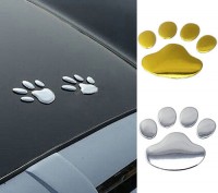 3D Наклейка в виде следов от собачьих лапок, украсит Ваш автомобиль, сделать его. . фото 7