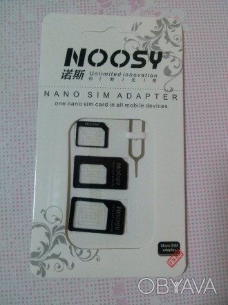 В комплекте:
1 х Micro SIM Card адаптер 
1 х Nano SIM Card адаптер 
1 х Станд. . фото 1
