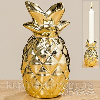 Необычный подсвечник в форме ананаса на одну стандартную свечу. Высота подсвечни. . фото 1