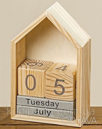 Настільний календар як будиночок представлений у двох колірних рішеннях. Висота . . фото 1