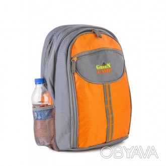 
Тип:
рюкзак-пикник 
Материал:
600D полиэстер + подкладка из алюминиевой фольги.. . фото 1