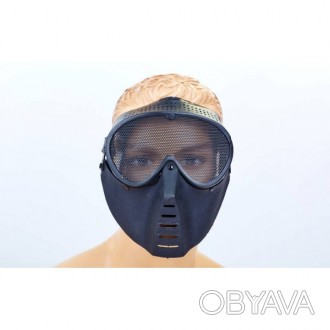 	Тип: маска защитная;Размер: универсальный;Материал: пластик;Пол: унисекс;Цвет л. . фото 1