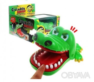 Игра детская настольная «Крокодил-дантист»
	Игра детская настольная "Крокодил-да. . фото 1