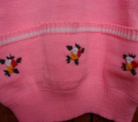 Кофточка розового цвета в полосочку для девочки, размер 34. Производитель - DAES. . фото 4