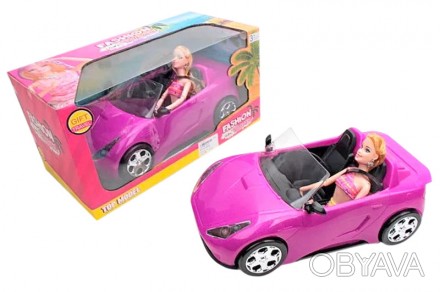 Машинка для куклы Барби 9010A с куклой
Машина игрушечная, Кабриолет с куклой 901. . фото 1