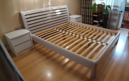 Оригинальная кровать из натуральных пород древесины Фиджи от фабрики Genmebli по. . фото 8