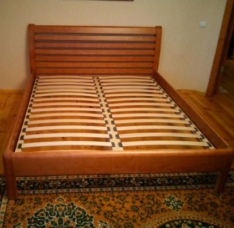 Оригинальная кровать из натуральных пород древесины Фиджи от фабрики Genmebli по. . фото 9