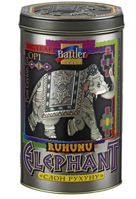 Черный крупнолистовой чай Battler Слон Рухуну Шри-Ланка 100 грамм в подарочной б. Запорожье. фото 1