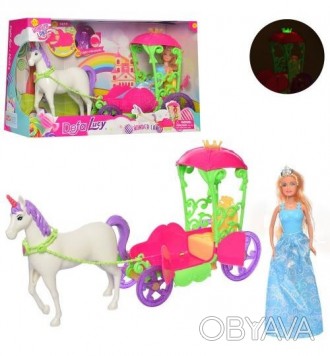 Игрушечная карета с лошадью и куклой Дефа, муз, свет, DEFA 8423
 
Игровой набор . . фото 1
