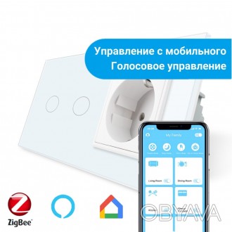 
Сенсорный выключатель Livolo ZigBee на 1 канал, модель Livolo VL-C701Z
Настенны. . фото 1