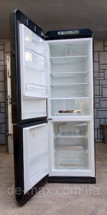 Ексклюзивный холодильник в ретро стиле Смег Smeg FAB32LNE1 Черный А+++ No Frost
. . фото 7