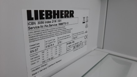 Встраиваемый холодильник Либхер LIEBHERR ICBN 3056 No Frost б/у
Доставка холоди. . фото 6