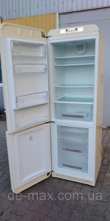 Ексклюзивный бежевый холодильник в ретро стиле Смег SMEG FAB 32 LPN1 No Frost A+. . фото 6