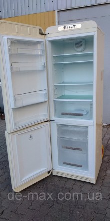Ексклюзивный бежевый холодильник в ретро стиле Смег SMEG FAB 32 LPN1 No Frost A+. . фото 7