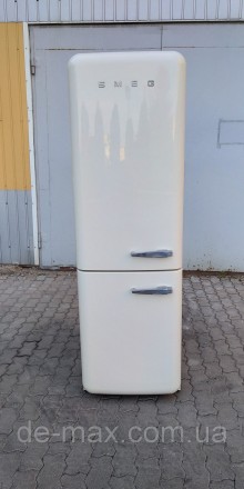 Ексклюзивный бежевый холодильник в ретро стиле Смег SMEG FAB 32 LPN1 No Frost A+. . фото 2