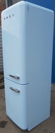 Ексклюзивный холодильник в ретро стиле Смег Smeg FAB32RAZN1 голубой А++ No Frost. . фото 4