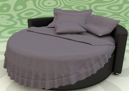 Постільна білизна та приладдя на Кругле ліжко від ТМ"Almira Mix" - нов. . фото 3