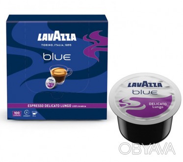 Кофе в капсулах Lavazza Blue Espresso Delicato Lungo (100 шт.), совместимые с ко. . фото 1