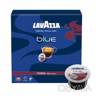 Кофе в капсулах Lavazza Blue Espresso Tierra 100% Арабика (100 шт.), совместимые. . фото 1
