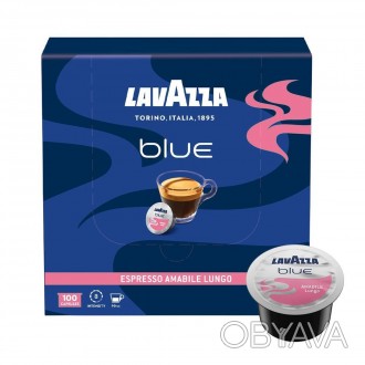 Кофе в капсулах Lavazza Blue Espresso Amabile Lungo (100 шт.), совместимые с коф. . фото 1