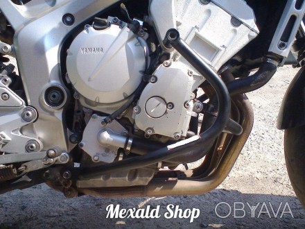 Комплект защитных дуг необходим для защиты таких частей мотоцикла Yamaha FZ6 Faz. . фото 1