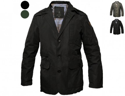Нова, вітровка/куртка/піджак насиченого чорного та темно-зеленого кольору з бірк. . фото 2