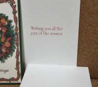 Набор рождественских открыток Caspari в коробке, открыток - 19 штук, конвертов -. . фото 4