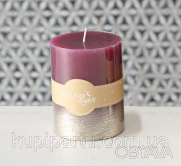 Декоративная романтическая свеча с эффектом Амбре (переходом от одного цвета к д. . фото 1