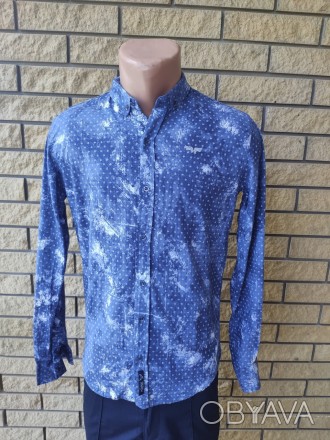 Рубашка мужская коттоновая брендовая высокого качества EL ZARA, Турция, 95% котт. . фото 1