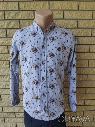 Рубашка мужская коттоновая брендовая высокого качества EL ZARA, Турция, 100% кот. . фото 1